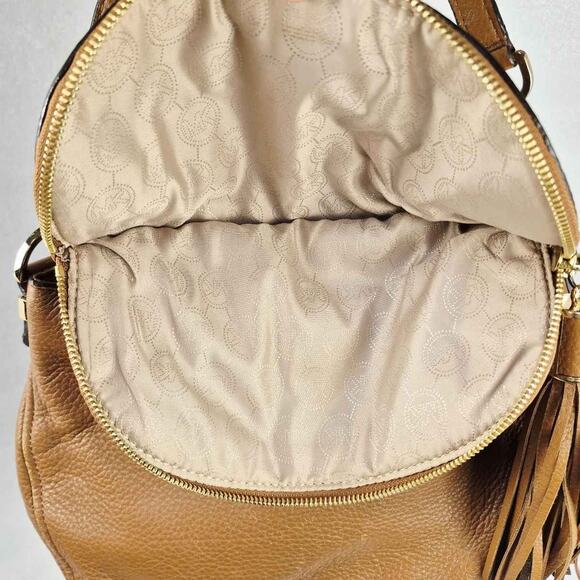 Michael Kors Brown Crossbody Bag with Tassel - Picture 5 of 16